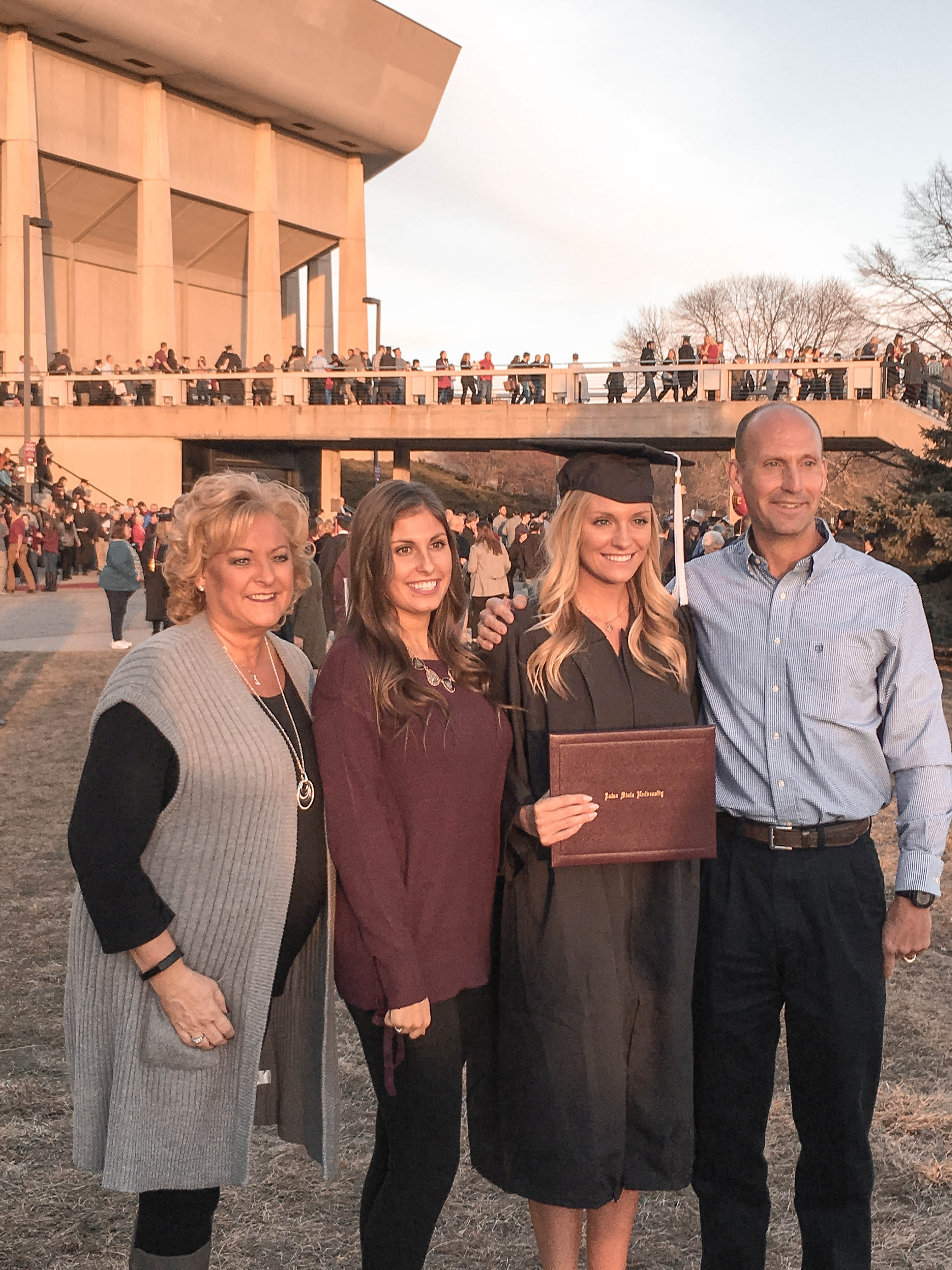 Family Iowa State University College Graduation Ceremony