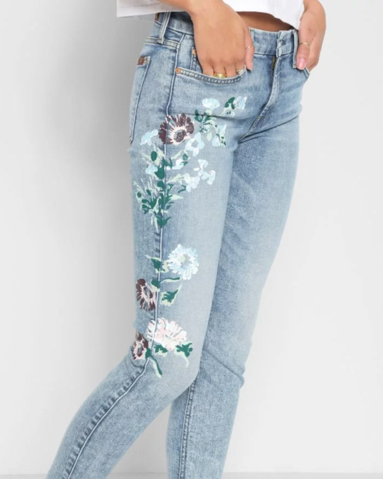 Embroidered Fall Denim - Ashley Parry