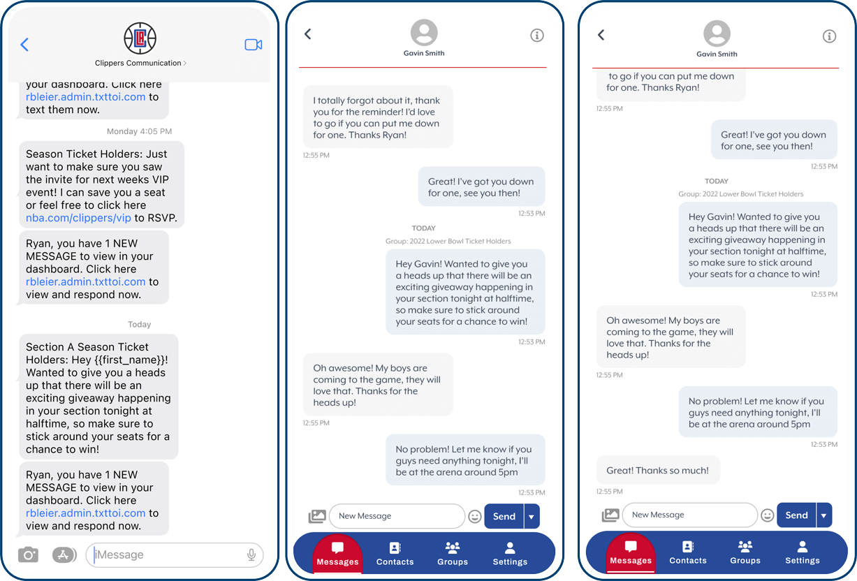 1-1_Group-IndividualFlow_Rep Sales Rep Experience - Group - One on One Messaging