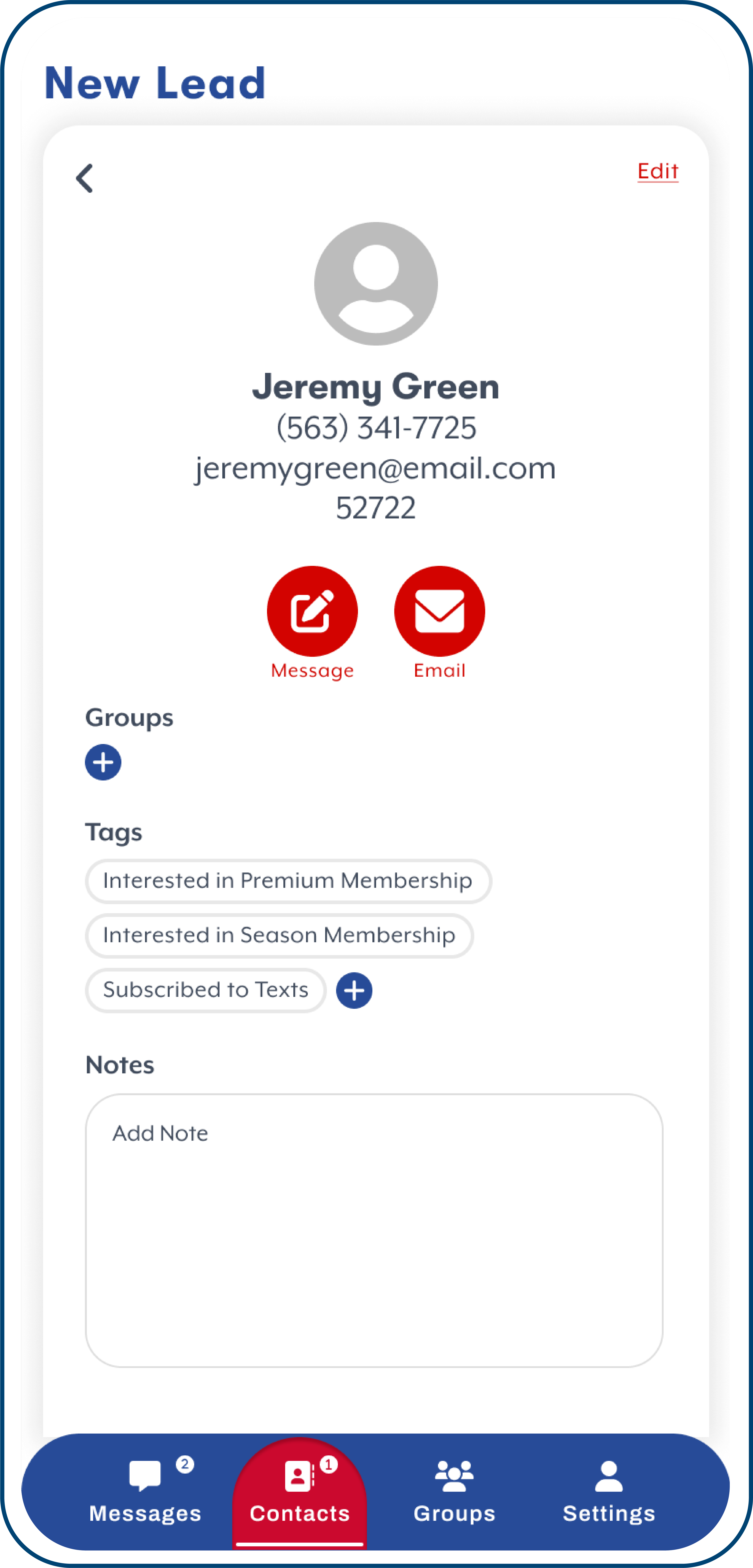 1-1_NewLead New Lead Details Screen